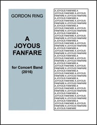 A Joyous Fanfare Concert Band sheet music cover Thumbnail